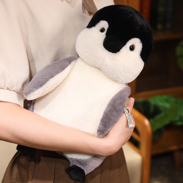 Stuffed animal penguin cute soft toy for kids, safe gift birthday gift interior toy body pillow - Image 7