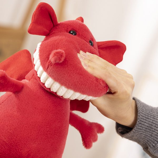 Cartoon dinosaur plush toy for children, safe, sleep-friendly, gift ideas, cute gifts - Image 4