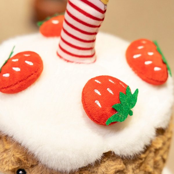 Cute Kusago Cake Plush Bear Celebration Gift for Kids Fluffy Gift - Image 6