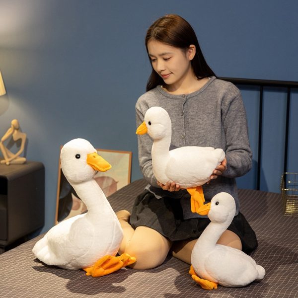 Cute duck plush toy soft toy present children's interior gift large fluffy - Image 9