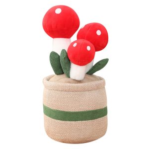 Fluffy yarn plants, stylish interior, snug plate, gift, body pillow, cute decoration