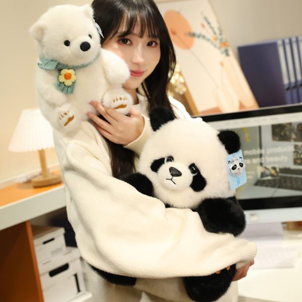 Cute Polar Bear Plush Toy for Kids, Sleep Support, Celebration Gift, Soft Sewing Toy - Image 19