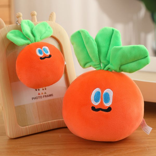 Cute carrot-shaped stuffed animal, toy, bag charm, key chain, stylish, present, interior, fluffy, stuffed animal - Image 7