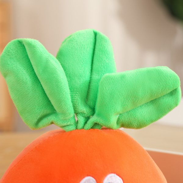 Cute carrot-shaped stuffed animal, toy, bag charm, key chain, stylish, present, interior, fluffy, stuffed animal - Image 5