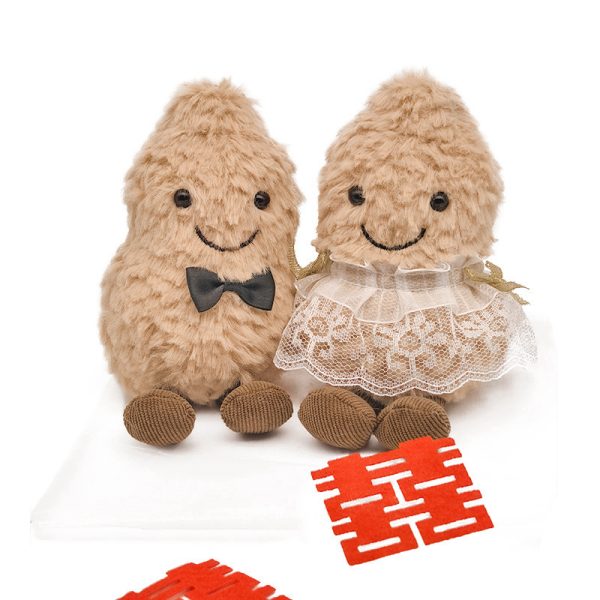 Cute Plush Peanut Keychain Doll - Wedding Gift Couple Decoration - Image 7