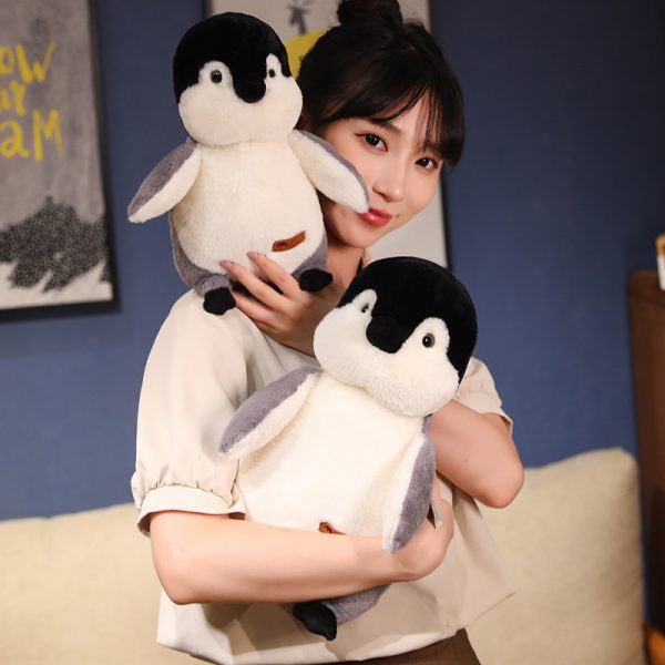 Stuffed animal penguin cute soft toy for kids, safe gift birthday gift interior toy body pillow - Image 8