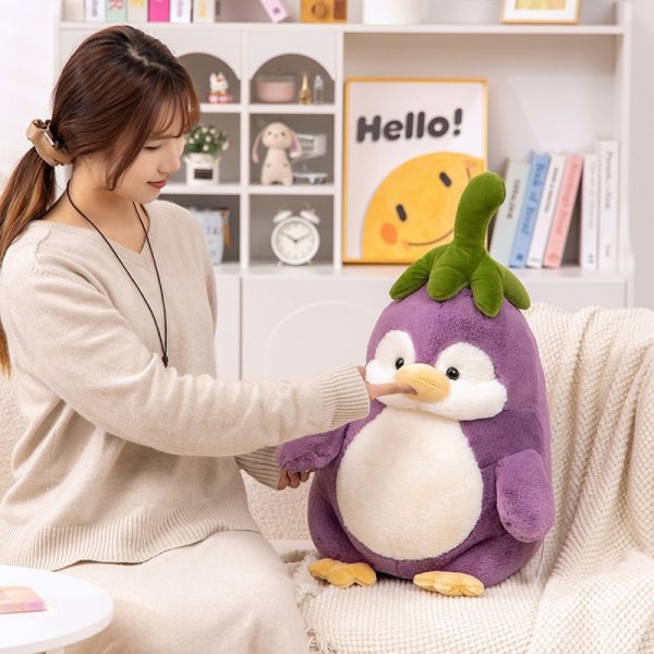 New Penguin Baby Plush Creative Transformation Toy Eggplant Penguin Plush Birthday Gift for Girls - Image 12