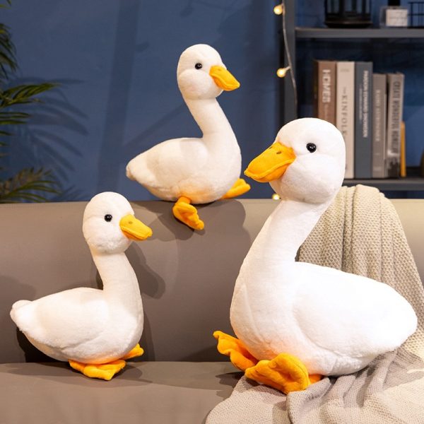 Cute duck plush toy soft toy present children's interior gift large fluffy - Image 2