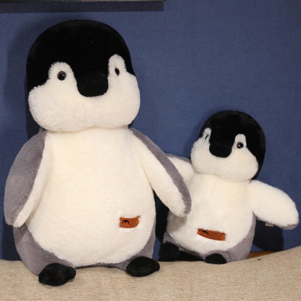 Stuffed animal penguin cute soft toy for kids, safe gift birthday gift interior toy body pillow - Image 15