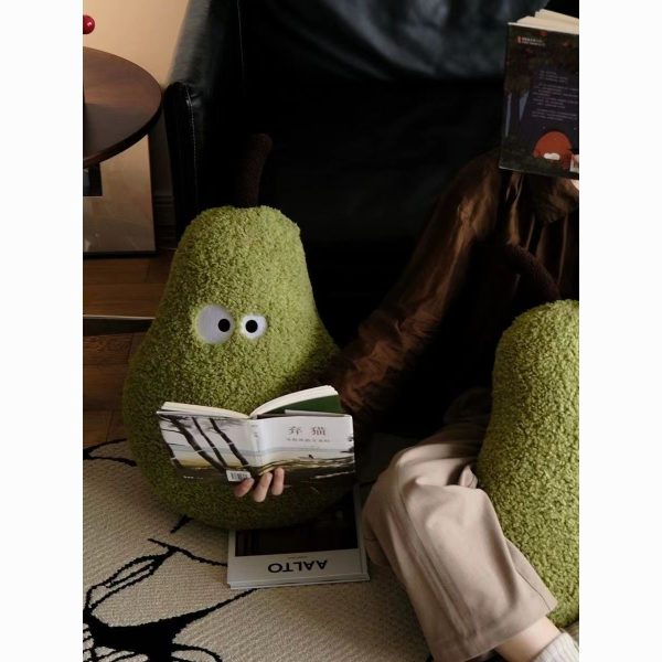 Cute big pear body pillow - Avocado duck pear cushion - Image 7