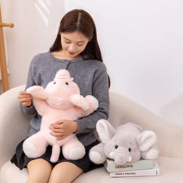 Cute elephant plush toy stylish body pillow for gifts, children's toys, interior decoration - Image 4