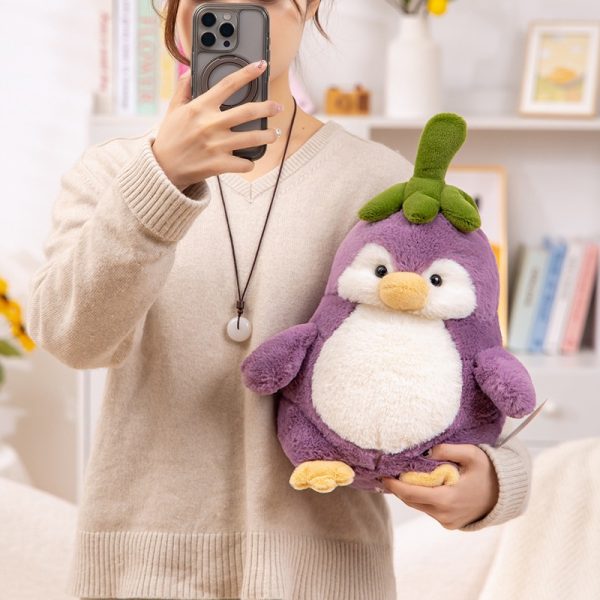 New Penguin Baby Plush Creative Transformation Toy Eggplant Penguin Plush Birthday Gift for Girls - Image 6