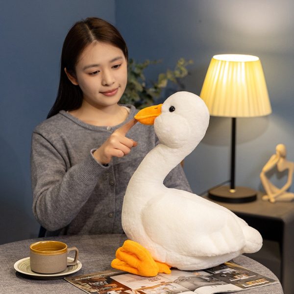 Cute duck plush toy soft toy present children's interior gift large fluffy - Image 8