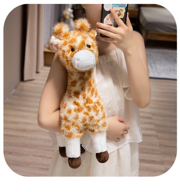 Cute Deer Plush Toy Hairy Mushroom Deer Toy Photoprops Gift for Young Adults Interior Animal - Image 6