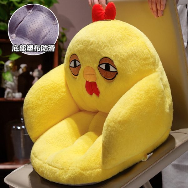 Katha-Hairy cushion, stylish, for students, office use, comfortable, warm, integrated, chair cushion - Image 2