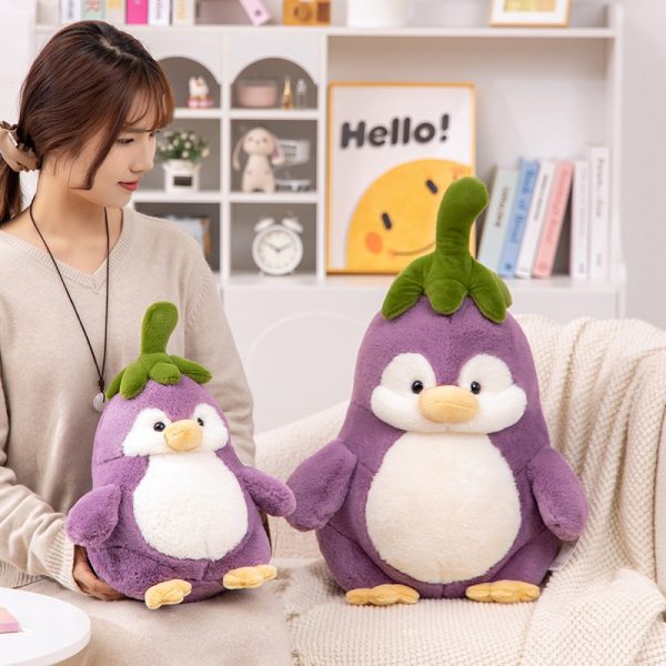 New Penguin Baby Plush Creative Transformation Toy Eggplant Penguin Plush Birthday Gift for Girls - Image 7