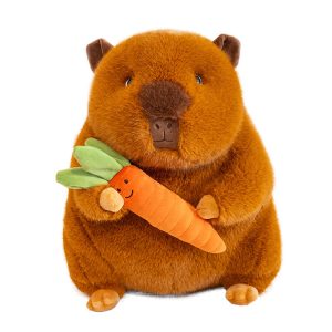 Cute vegetable motif capybara plush toys toys that give you peace of mind Fabric dolls for kids