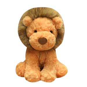 Realistic plush toy lion with a stylish fur, perfect for a stylish interior, toy, gift