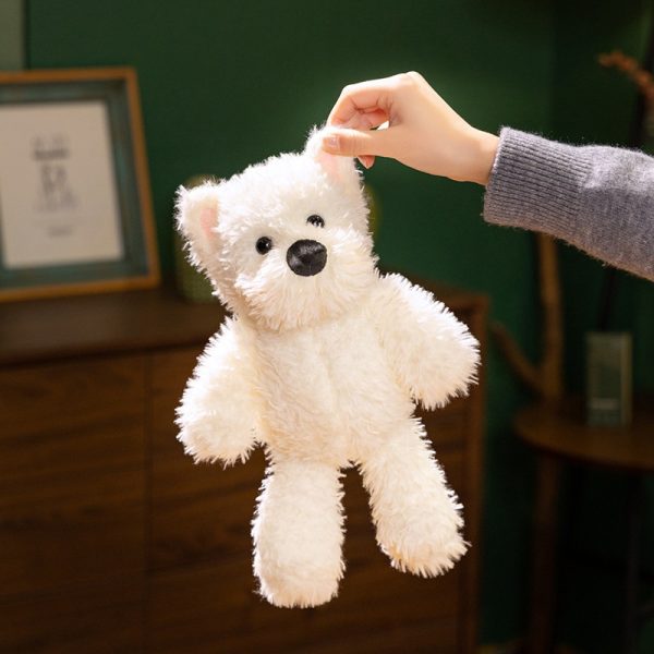 Adorable White West Highland Terrier Plush - Soft Dog Doll - Image 10