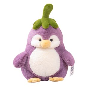 New Penguin Baby Plush Creative Transformation Toy Eggplant Penguin Plush Birthday Gift for Girls