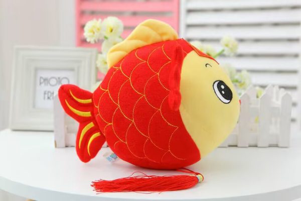 Cute Red Carp Plush - Children's Cartoon Fish Pillow - Image 5