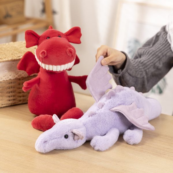 Cartoon dinosaur plush toy for children, safe, sleep-friendly, gift ideas, cute gifts - Image 2