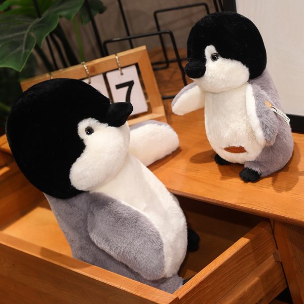 Stuffed animal penguin cute soft toy for kids, safe gift birthday gift interior toy body pillow - Image 12