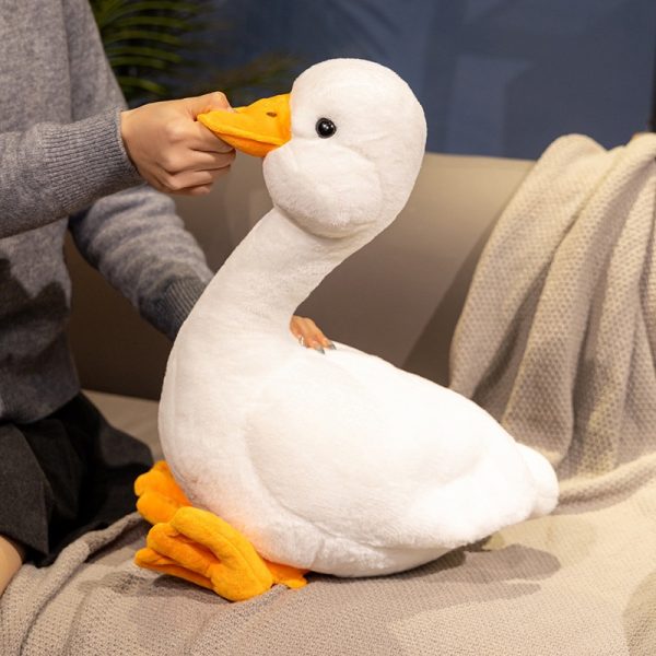 Cute duck plush toy soft toy present children's interior gift large fluffy - Image 6
