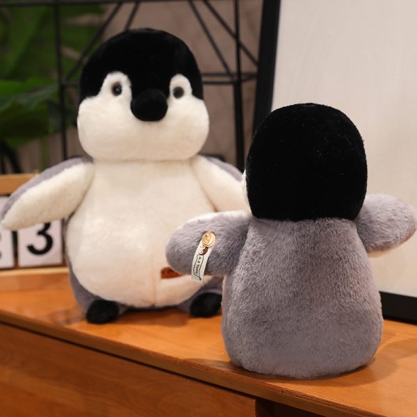 Stuffed animal penguin cute soft toy for kids, safe gift birthday gift interior toy body pillow - Image 14