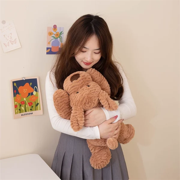 Cute dog plush toy, long hair blanket, perfect hug pillow for your child's companion - Image 11