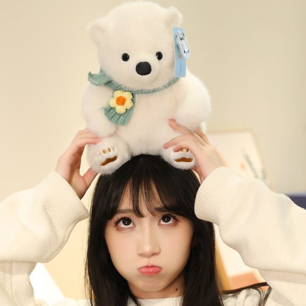 Cute Polar Bear Plush Toy for Kids, Sleep Support, Celebration Gift, Soft Sewing Toy - Image 20