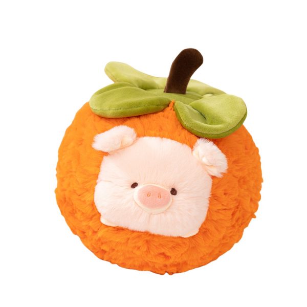 Cute pig simulation toy plush keychain
