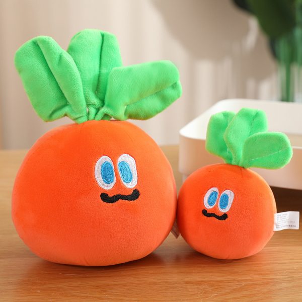 Cute carrot-shaped stuffed animal, toy, bag charm, key chain, stylish, present, interior, fluffy, stuffed animal - Image 6