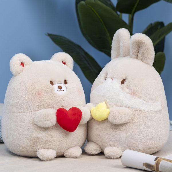 Cute cartoon animal stuffed pig celebration present interior toy fluffy gift - Image 3