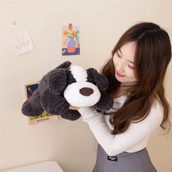 Cute dog plush toy, long hair blanket, perfect hug pillow for your child's companion - Image 12
