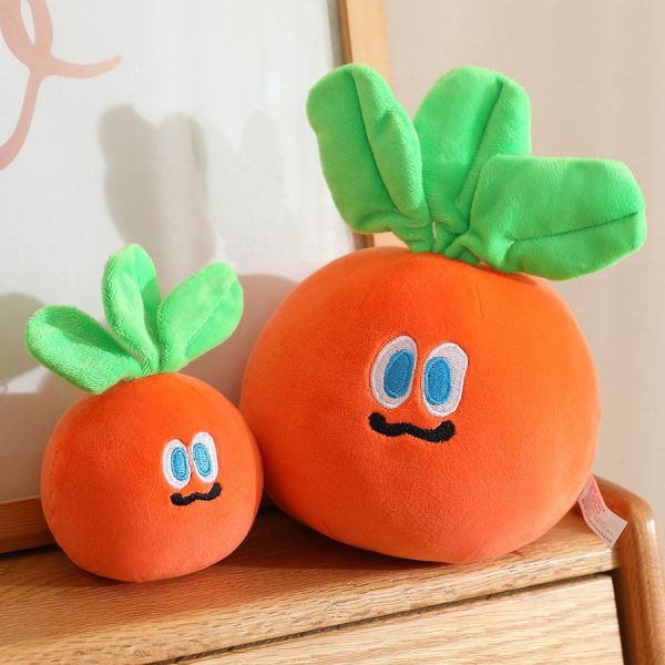 Cute carrot-shaped stuffed animal, toy, bag charm, key chain, stylish, present, interior, fluffy, stuffed animal - Image 9