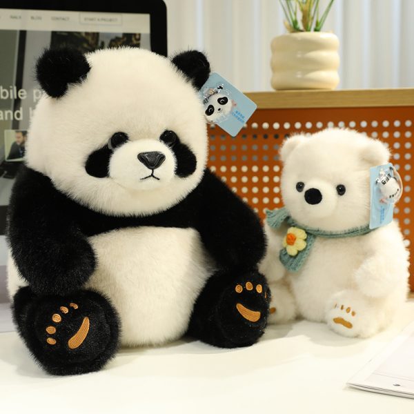 Cute Polar Bear Plush Toy for Kids, Sleep Support, Celebration Gift, Soft Sewing Toy - Image 5