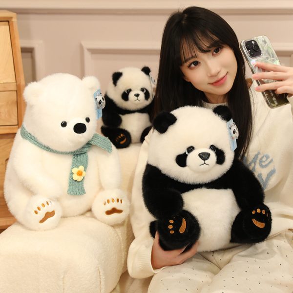 Cute Polar Bear Plush Toy for Kids, Sleep Support, Celebration Gift, Soft Sewing Toy - Image 15