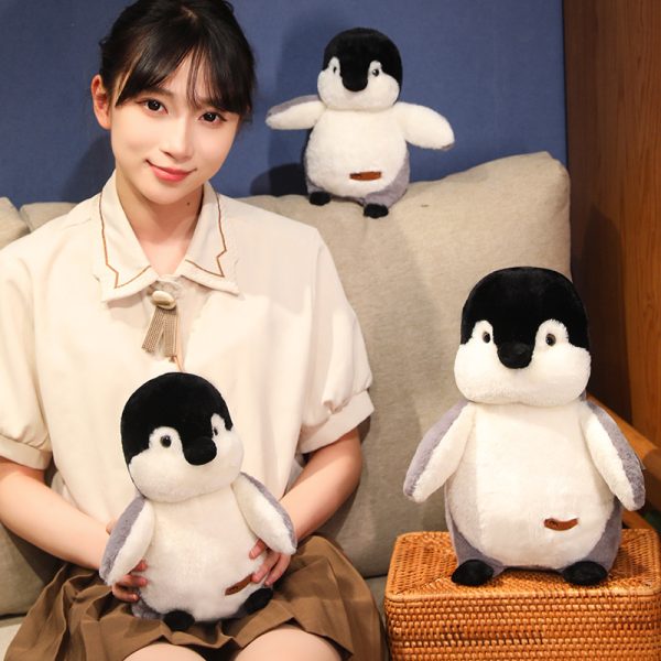 Stuffed animal penguin cute soft toy for kids, safe gift birthday gift interior toy body pillow - Image 10