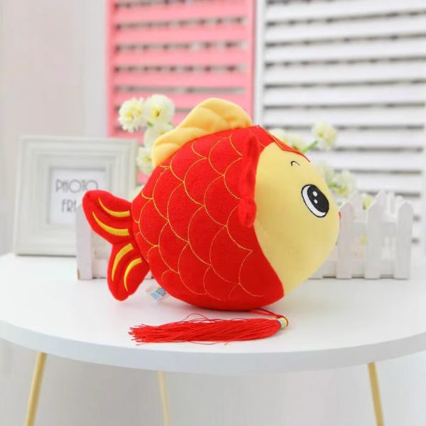 Cute Red Carp Plush - Children's Cartoon Fish Pillow - Image 3