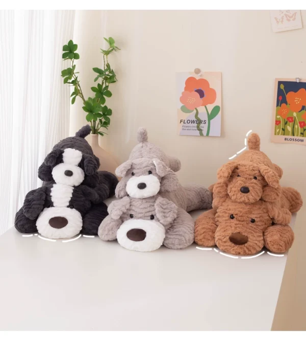 Cute dog plush toy, long hair blanket, perfect hug pillow for your child's companion - Image 7