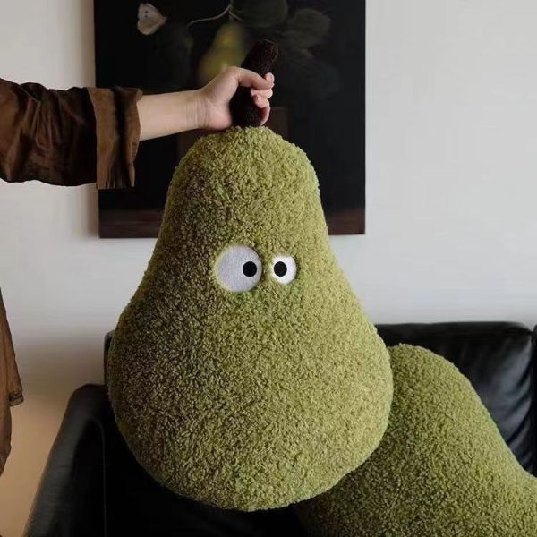Cute big pear body pillow - Avocado duck pear cushion - Image 3