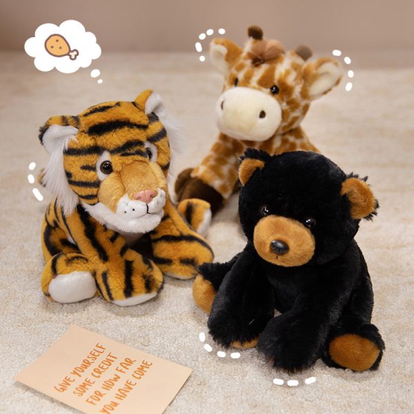 Short-haired plush toys Elephant Forest Animal Cute Toys for Kids Safe and Relaxation Gift - Image 6