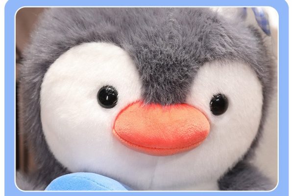 Cute Plush Penguin with Cap Toy Home Decoration Gift Kids Body Pillow - Image 6