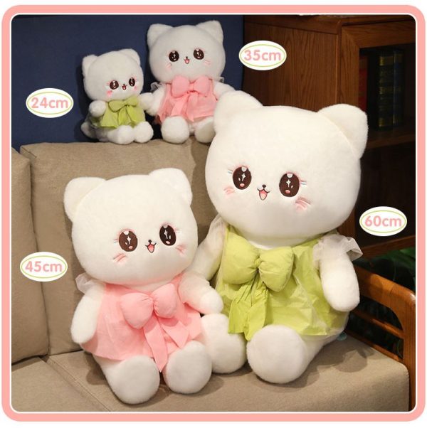 Cute Cat Plush Princess Dress Designer Toy Body Pillow Fluffy Bedroom Gift Celebration - Image 2