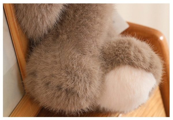 Cute sitting elephant plush toy celebration gift for bedding toy fluffy present - Image 9