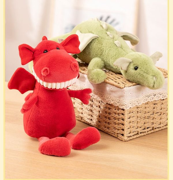 Cartoon dinosaur plush toy for children, safe, sleep-friendly, gift ideas, cute gifts - Image 7