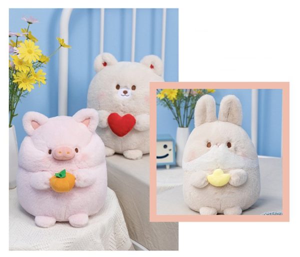 Cute cartoon animal stuffed pig celebration present interior toy fluffy gift - Image 10