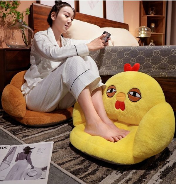 Katha-Hairy cushion, stylish, for students, office use, comfortable, warm, integrated, chair cushion - Image 5