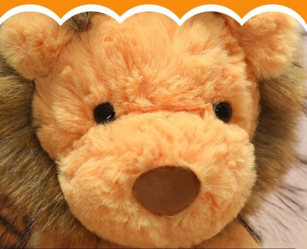 Realistic plush toy lion with a stylish fur, perfect for a stylish interior, toy, gift - Image 6
